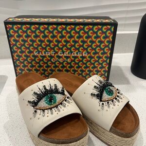 Brand new. They fit me a bit big. Super cute.